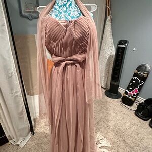 Birdy Grey Bridesmaid dress Taupe. NWT